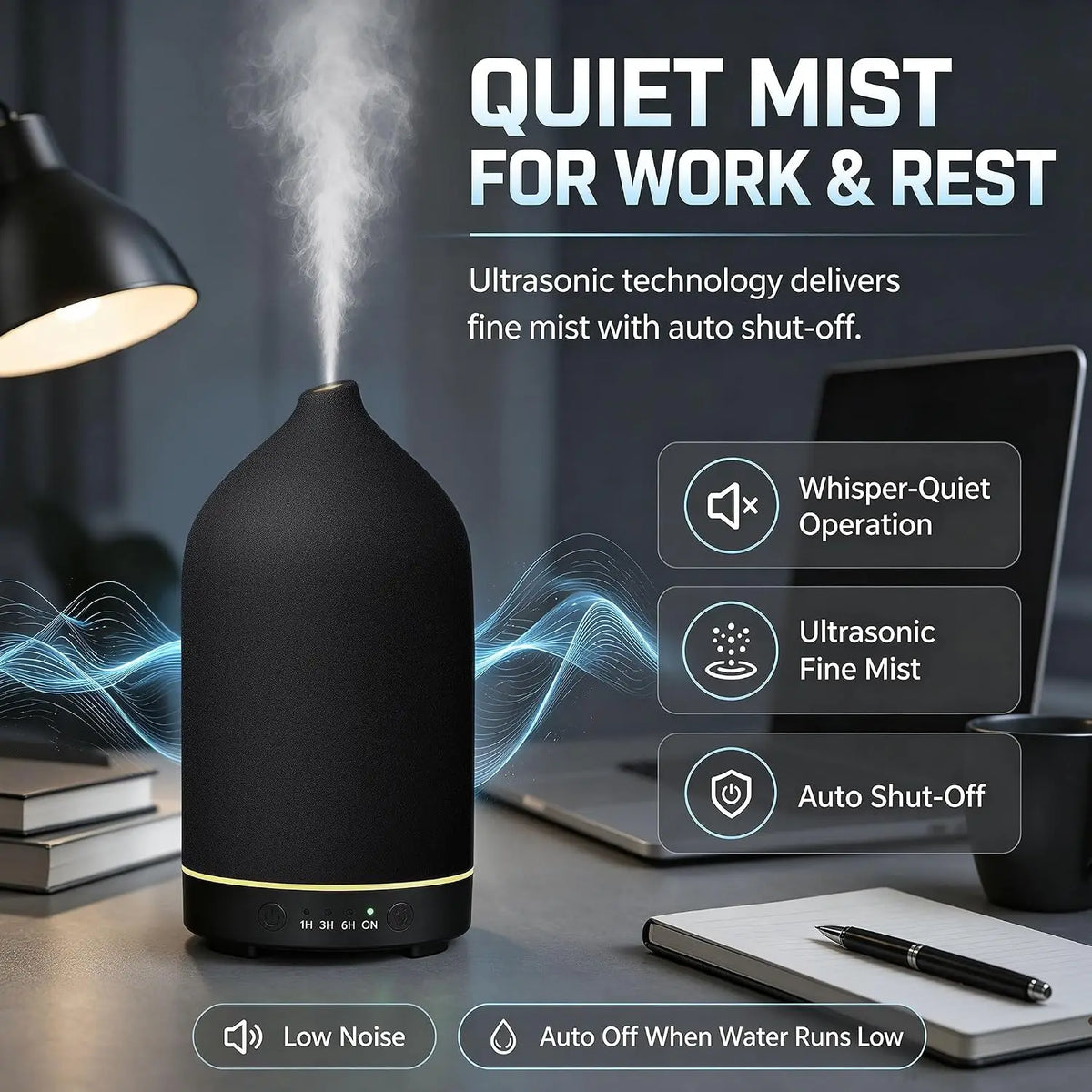 Ceramic Aroma Diffuser with Timer