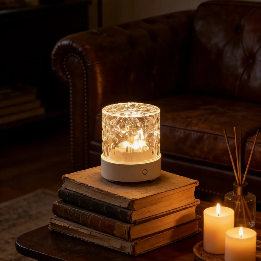 Crystal Water Ripple Night Lamp
