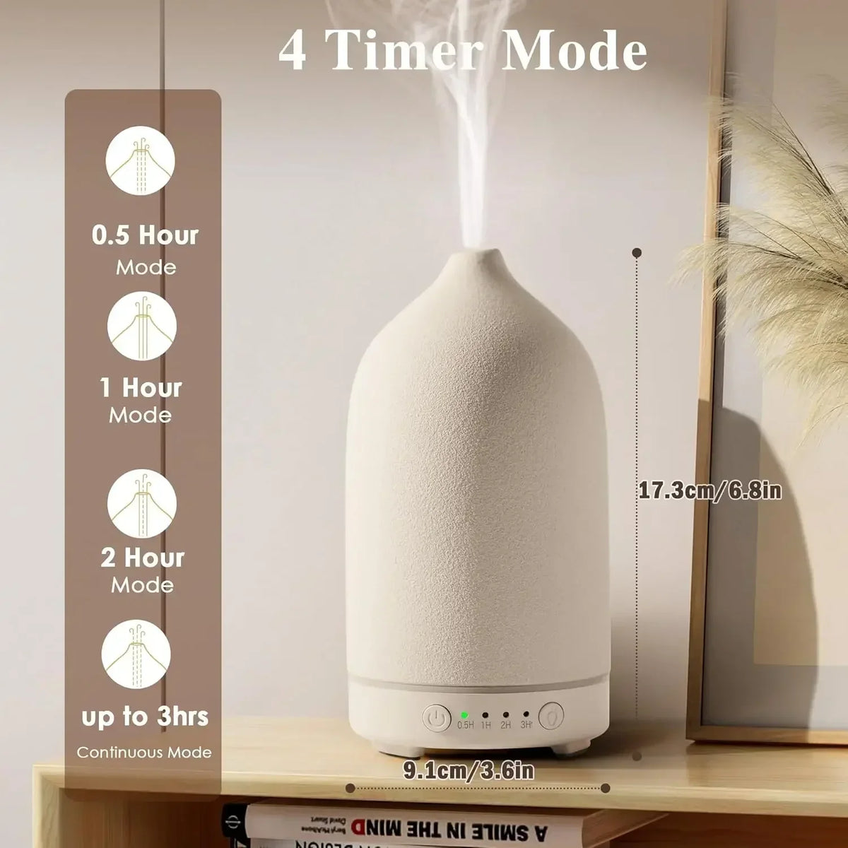 Ceramic Aroma Diffuser with Timer