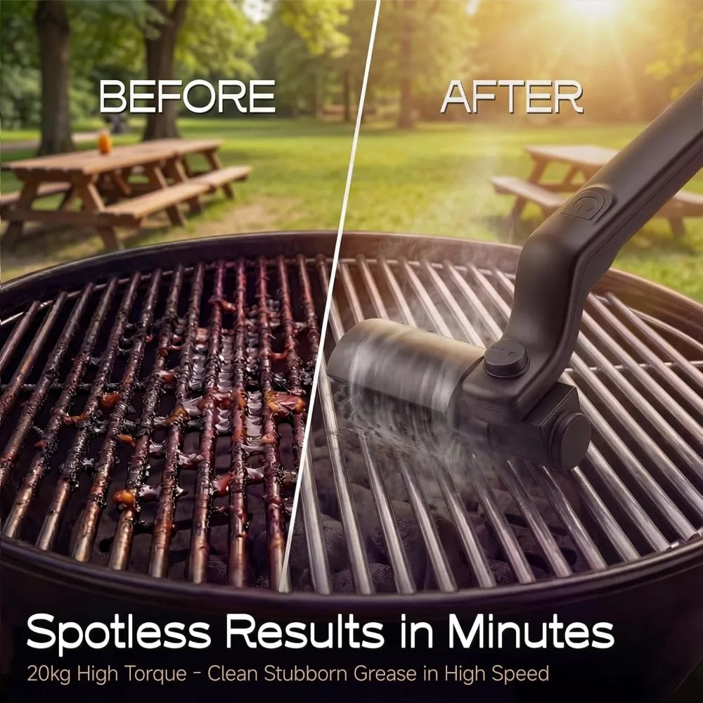 Cordless Electric Grill Cleaning Brush