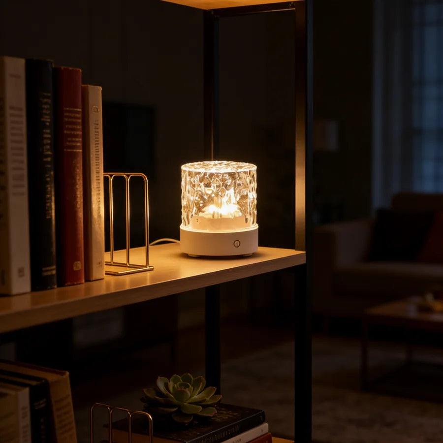 Crystal Water Ripple Night Lamp