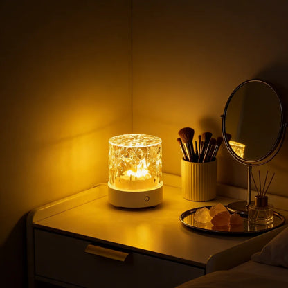 Crystal Water Ripple Night Lamp
