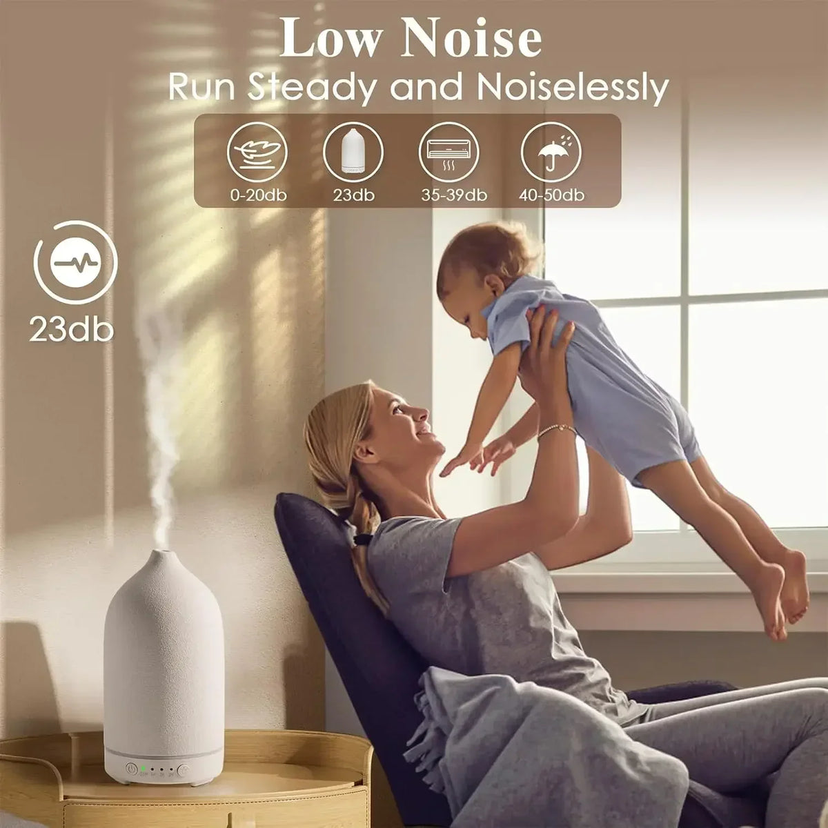 Ceramic Aroma Diffuser with Timer